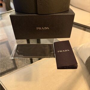 Prada Sunglasses Case & Box with dust cloth